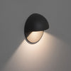 Tivola LED Black IP65 Exterior Recessed Wall Light