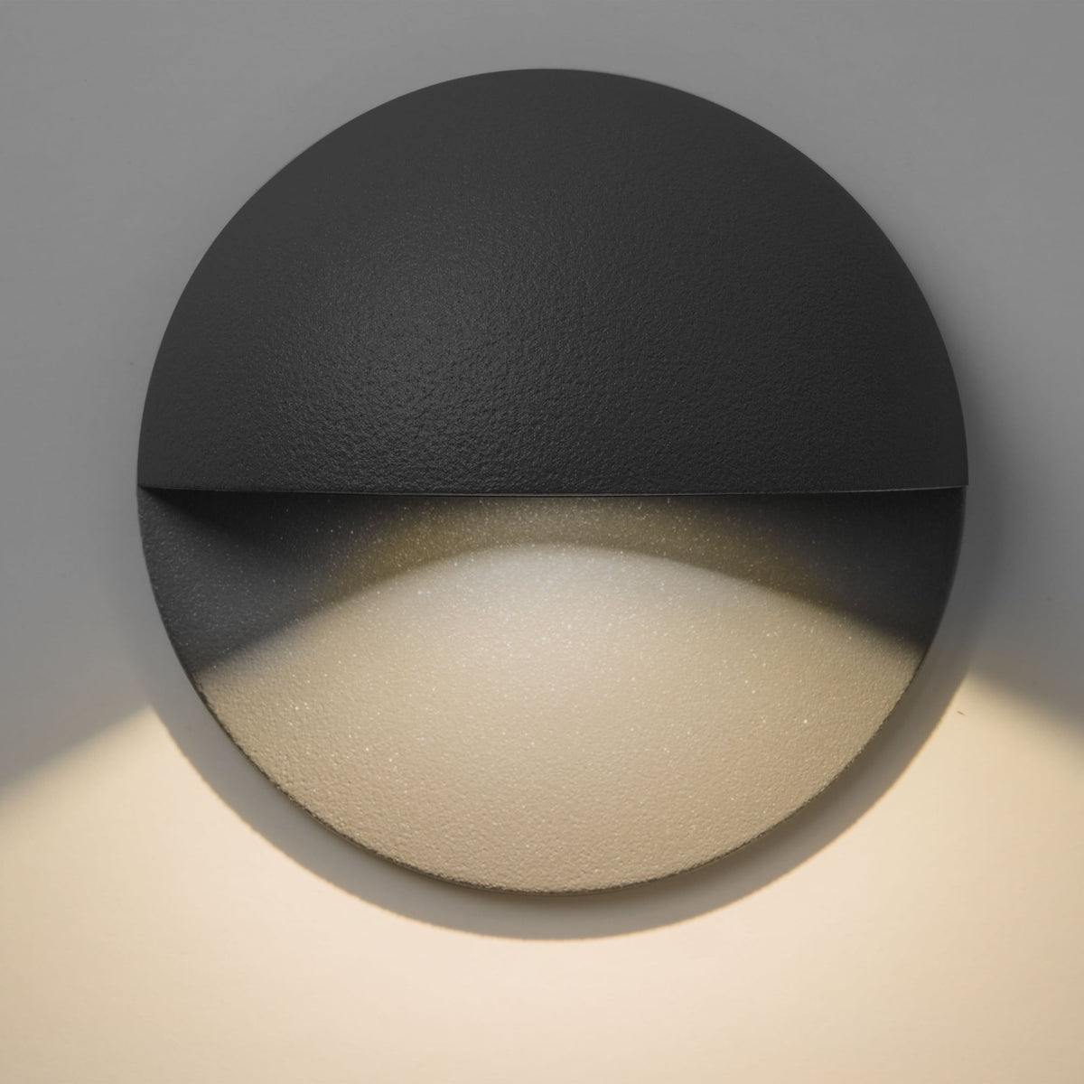 Tivola LED Black IP65 Exterior Recessed Wall Light