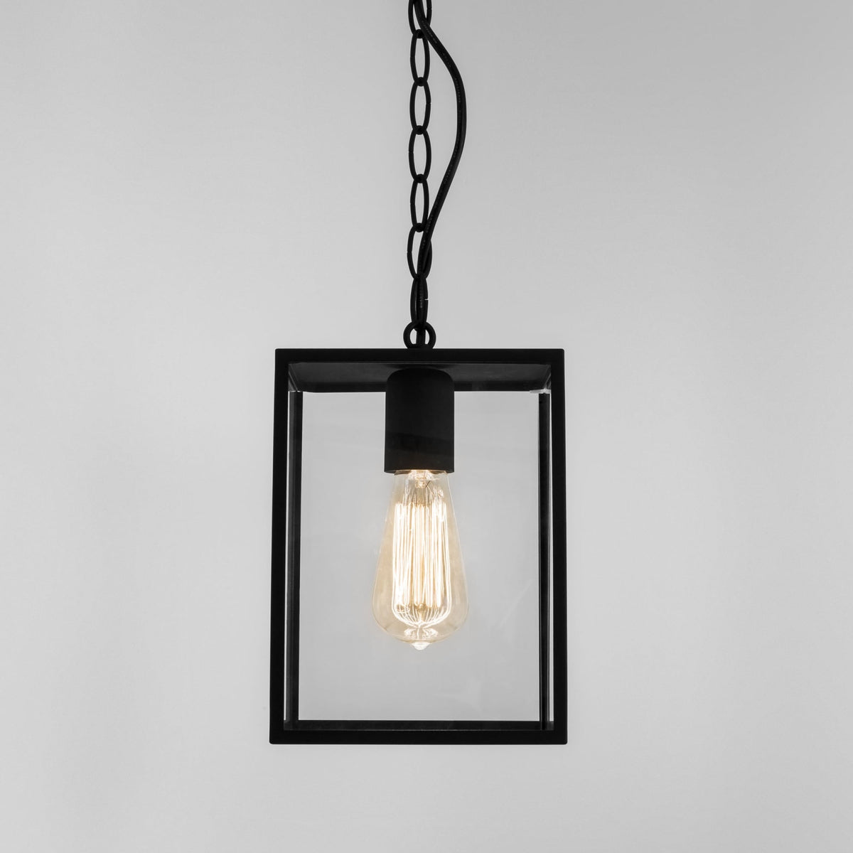 Homefield 240 Exterior Pendant Light in Black