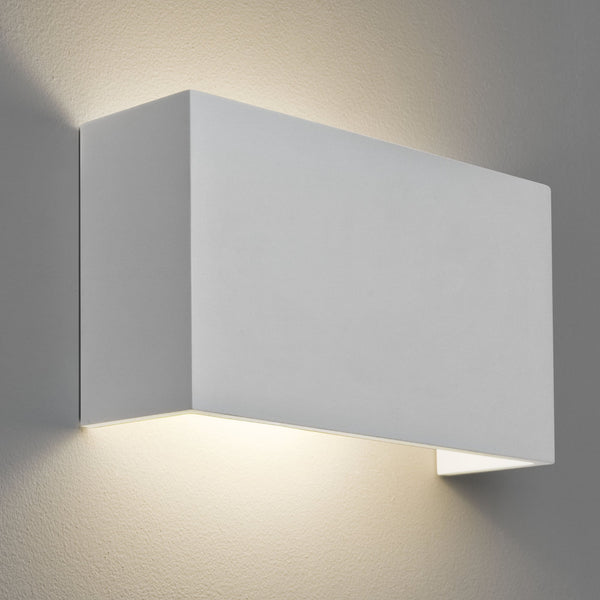 Pella 325 White Plaster Wall Light