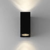 Chios 150 IP44 Exterior Up and Down Wall Light in Black