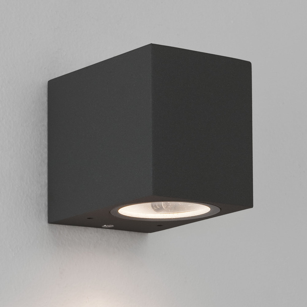 Chios 80 Exterior IP44 Wall Light in Black