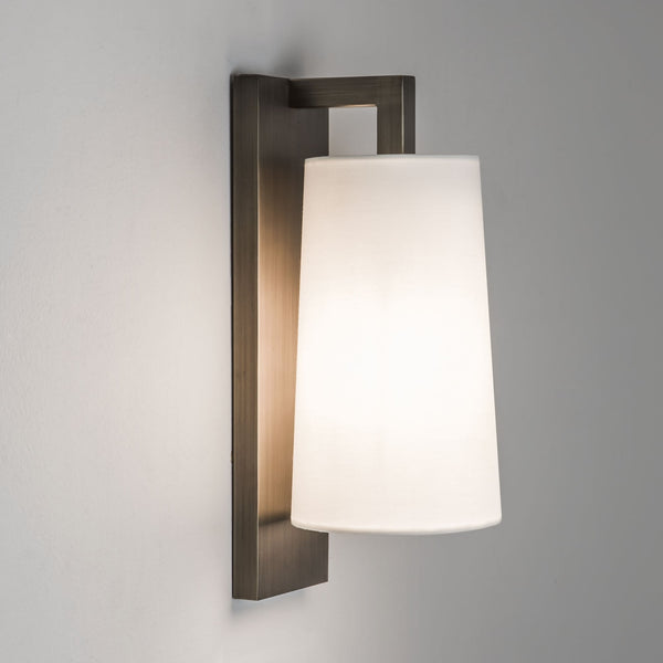 Lago 280 IP44 Wall Light in Bronze
