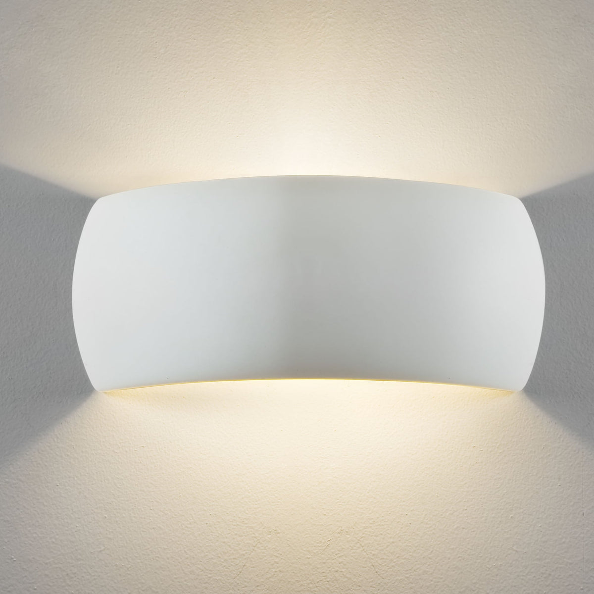 Milo 300 Ceramic Wall Light in White