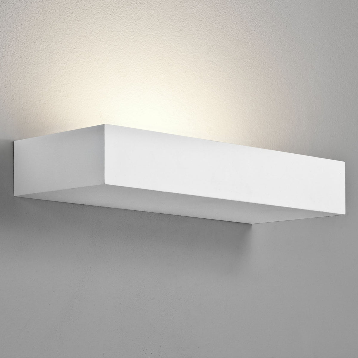 Parma 200 White Plaster Wall Light