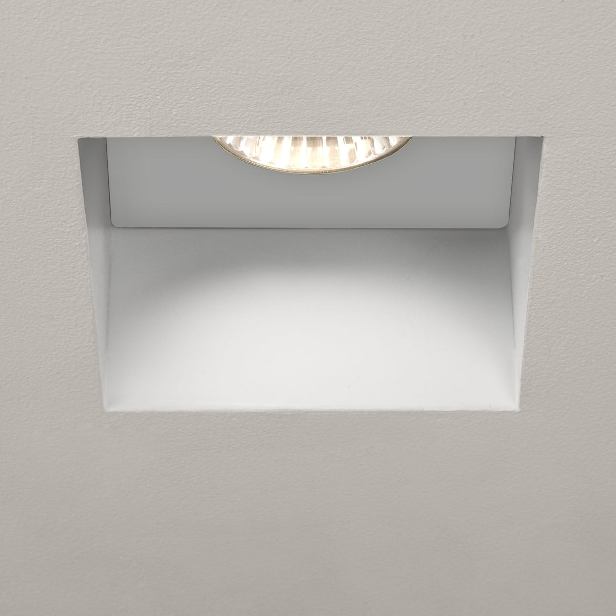 Trimless 230v IP65 Fixed Square Fire Rated Downlight