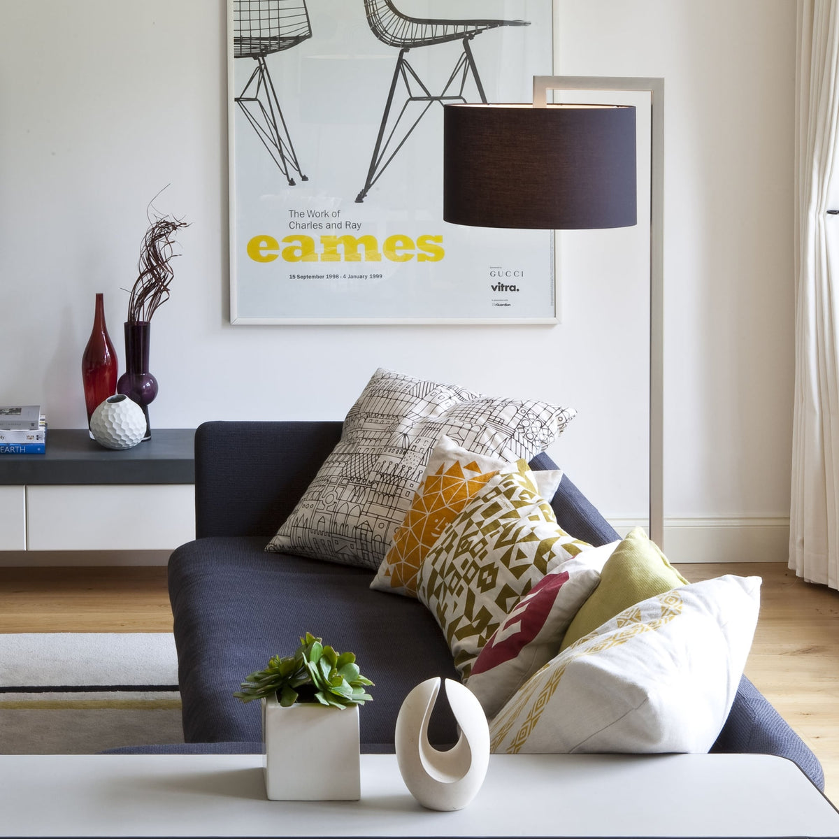 Ravello Floor Lamp in Polished Chrome