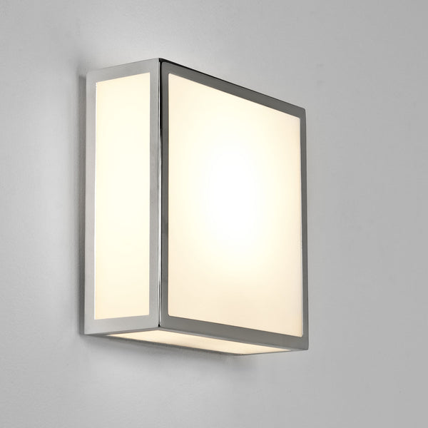 Mashiko 200 IP44 Bathroom Wall Or Ceiling Light In Polished Chrome