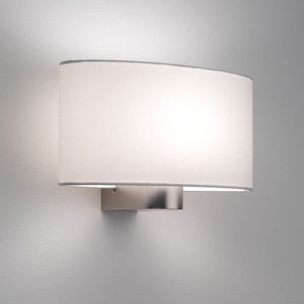 Napoli Wall Light in Matt Nickel