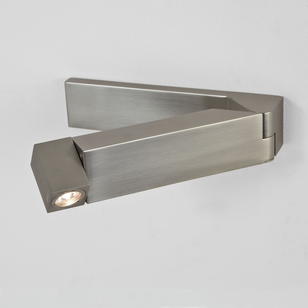 Tosca Switched LED Reading Wall Light Matt Nickel
