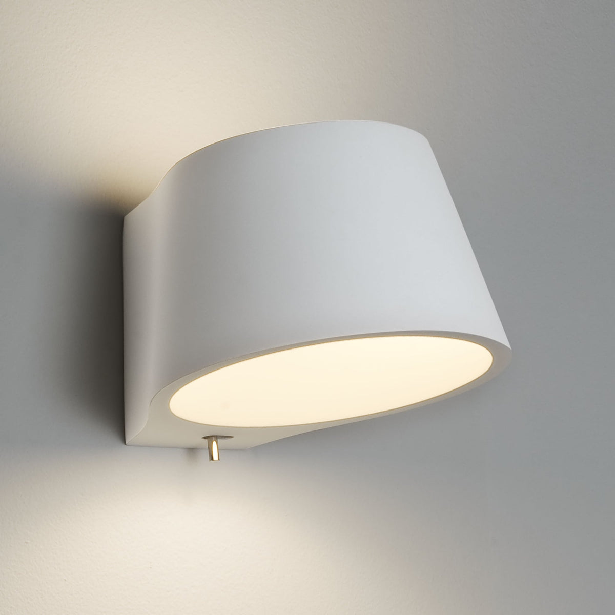 Koza Switched Plaster Wall Light