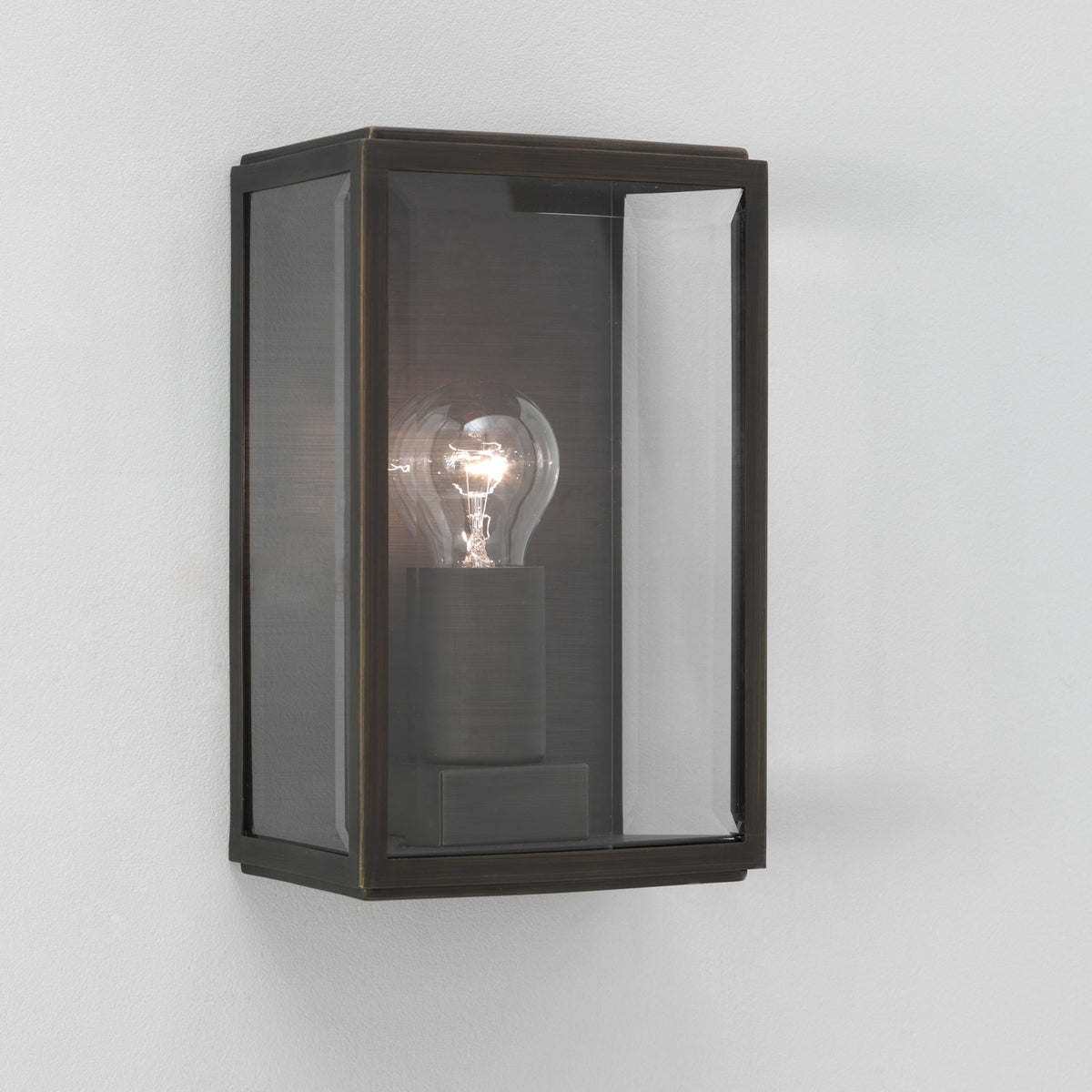 Homefield 160 Exterior IP44 Bronze Wall Light