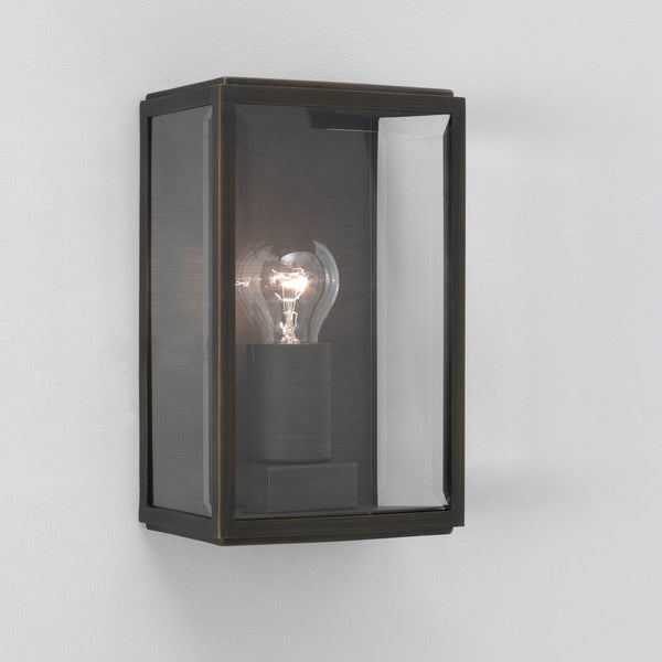 Homefield 160 Exterior IP44 Bronze Wall Light