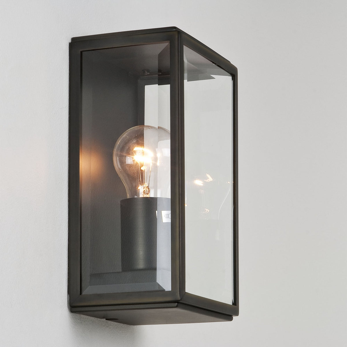 Homefield 160 Exterior IP44 Bronze Wall Light