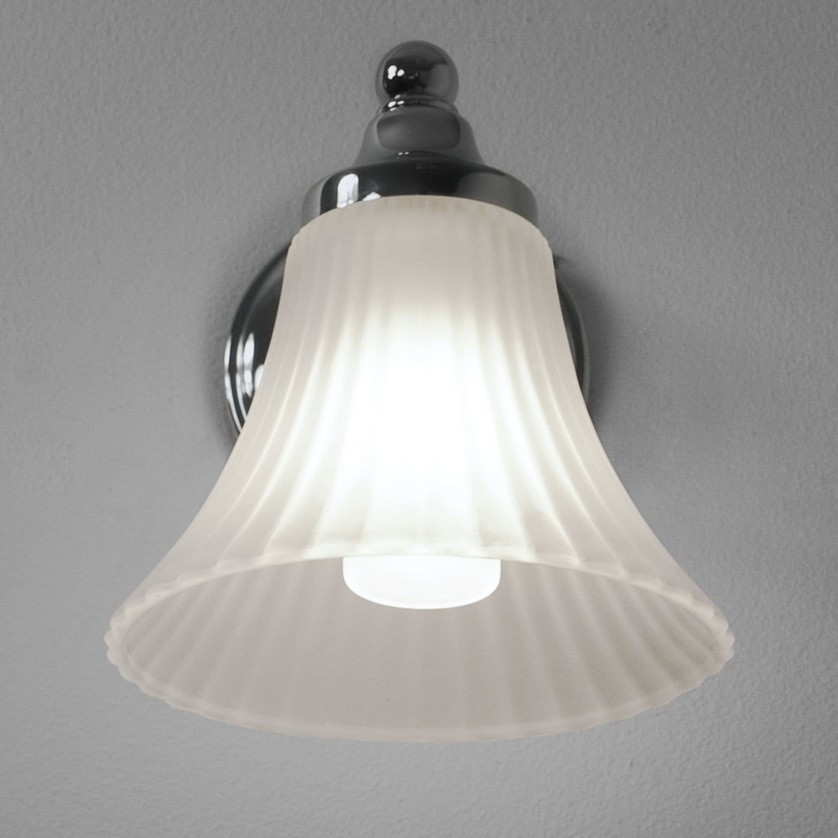 Nena Polished Chrome IP44 Bathroom Wall Light