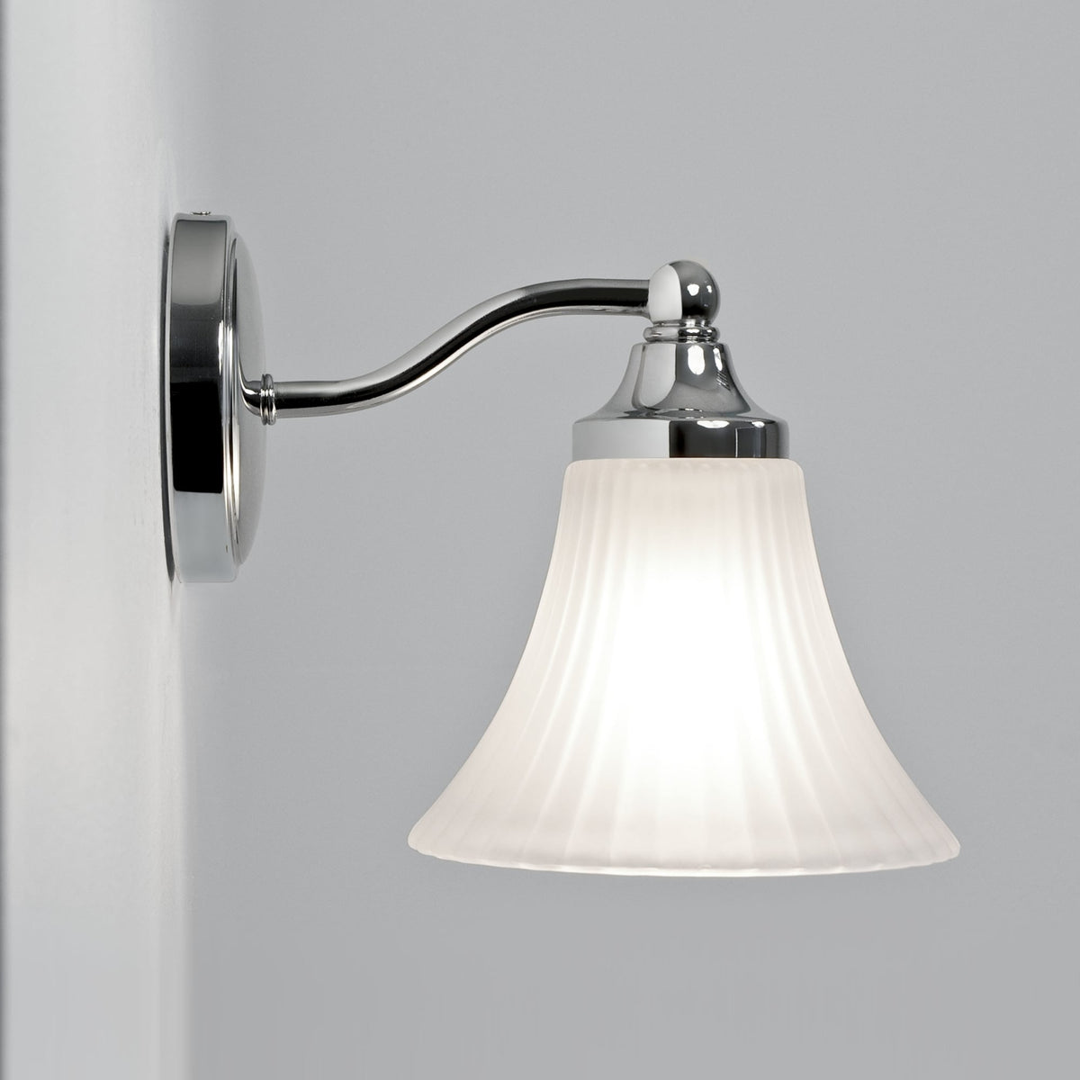 Nena Polished Chrome IP44 Bathroom Wall Light