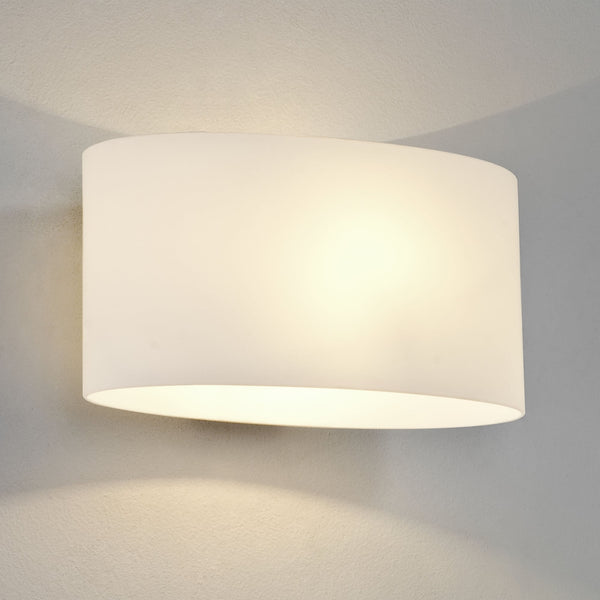 Tokyo White Glass Wall Light
