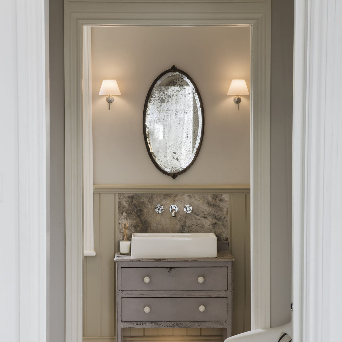 Roma IP44 Bathroom Wall Light in Black