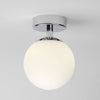 Denver IP44 Bathroom Ceiling Light in Polished Chrome