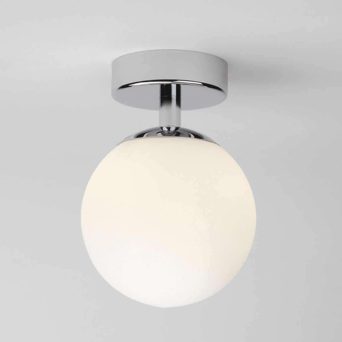 Denver IP44 Bathroom Ceiling Light in Polished Chrome