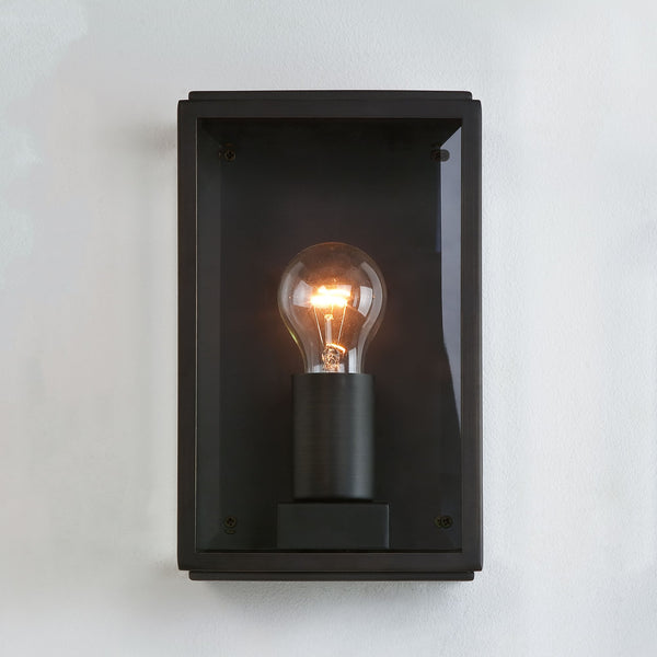 Homefield 160 Exterior IP44 Black Wall Light