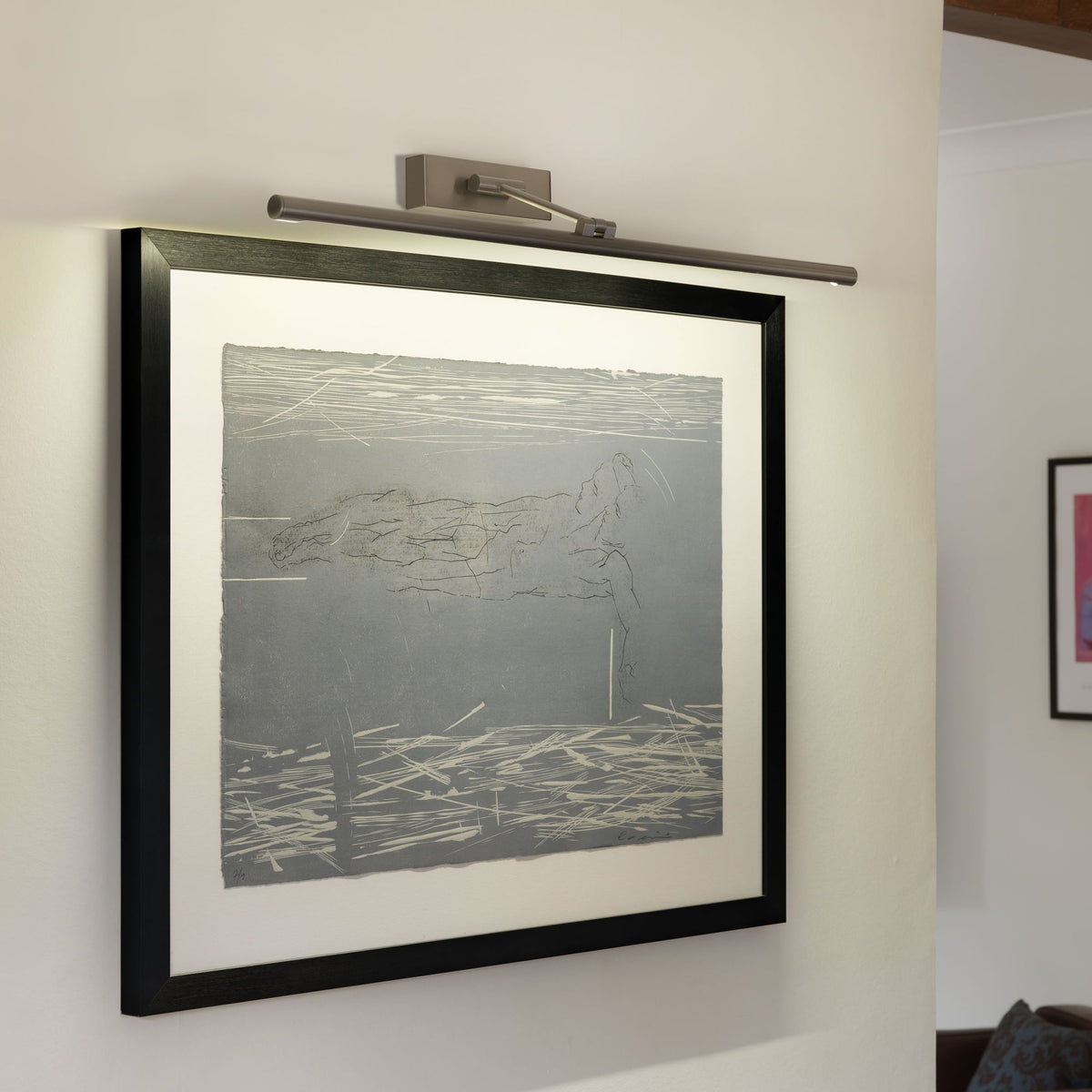 Goya 460 LED Chrome Picture Wall Light