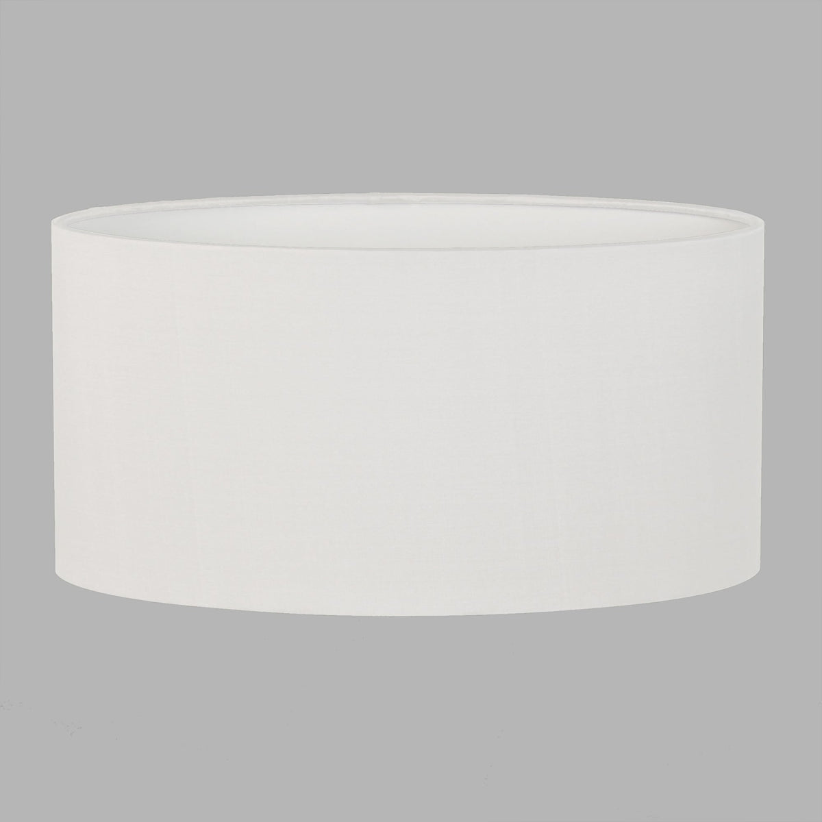 Oval 285 Fabric Shade in White