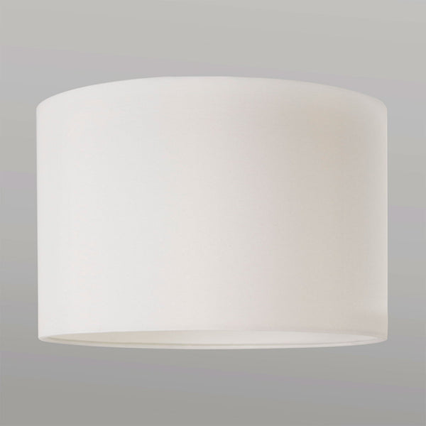Drum 250 Fabric Shade in White