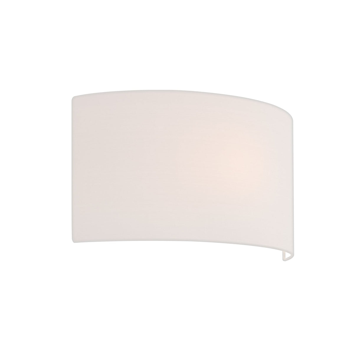 Semi Drum 320 White Fabric Shade