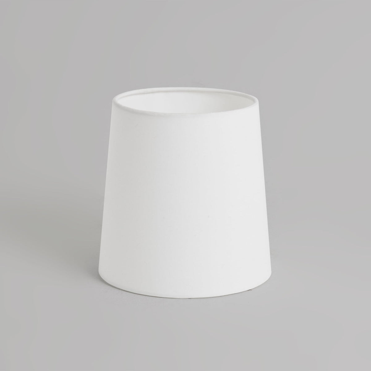 Cone 160 White Fabric Shade with a 160mm Diameter