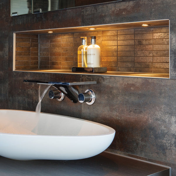 Terra 28 LED Round IP65 Steel Floor or Wall Light