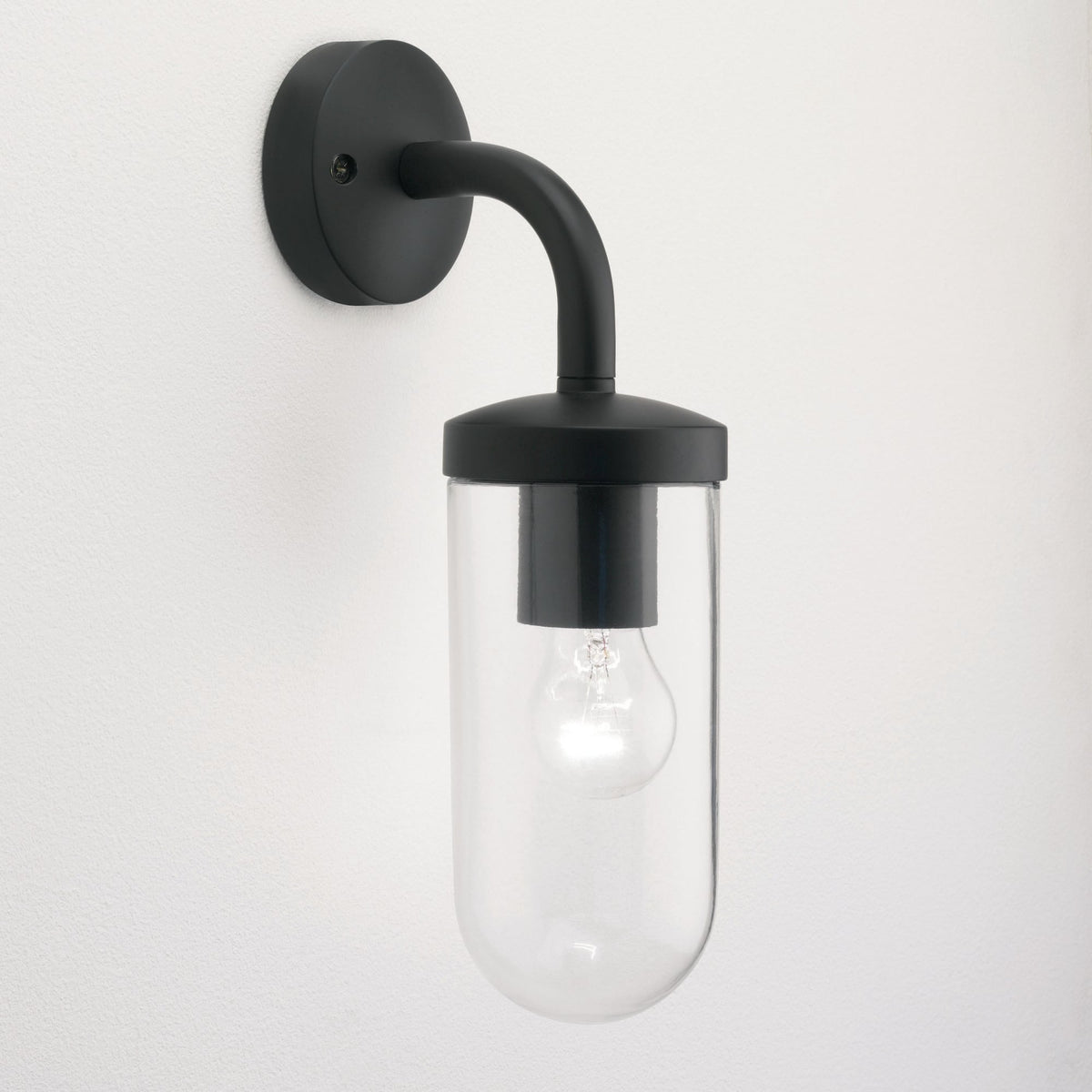 Tressino S Exterior IP44 Wall Light in Black