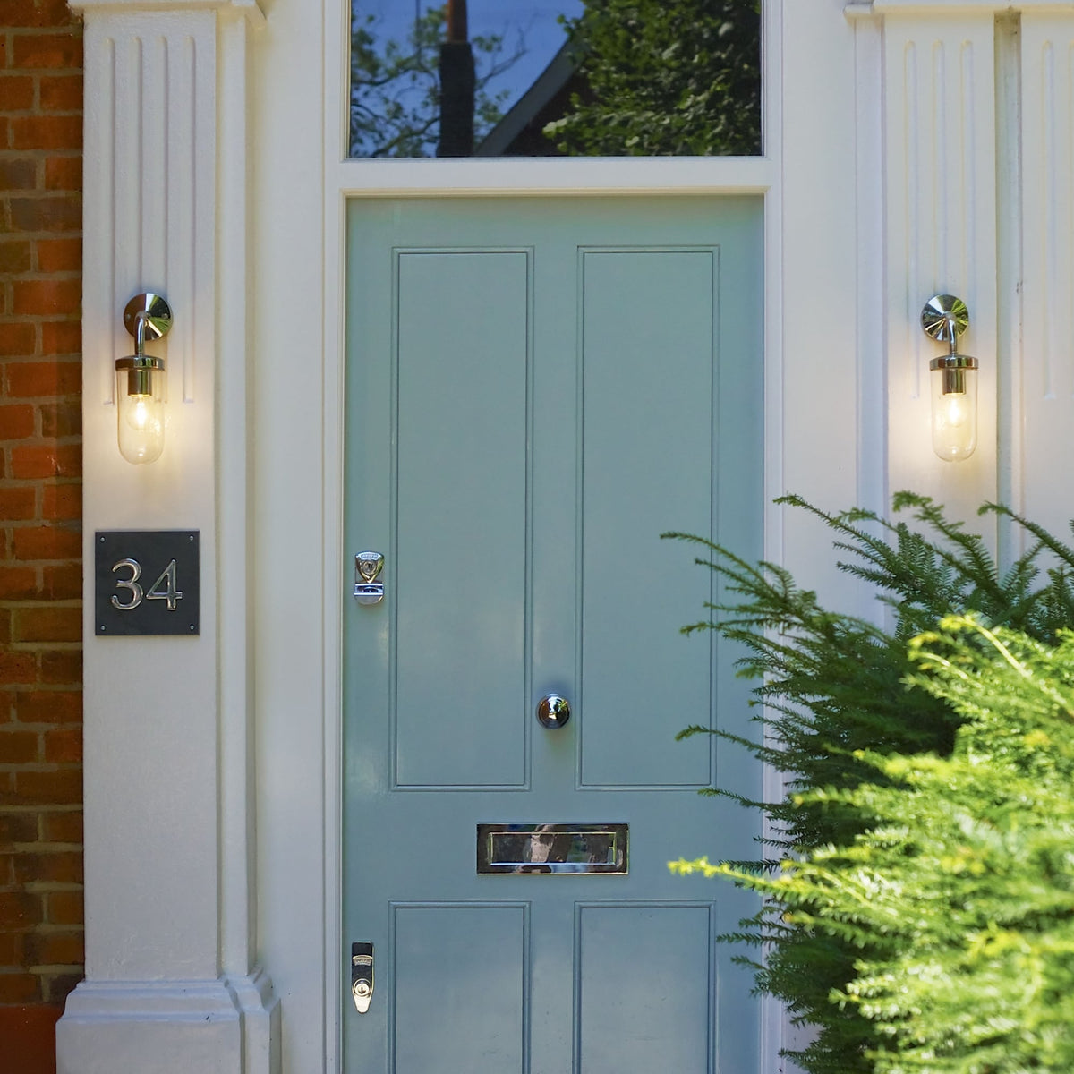 Tressino S Exterior IP44 Wall Light in Black