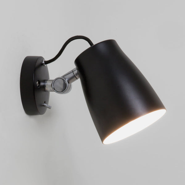 Atelier Adjustable Wall Light in Black
