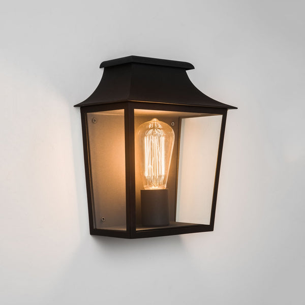Richmond 235 IP44 Exterior Wall Lantern Light in Black