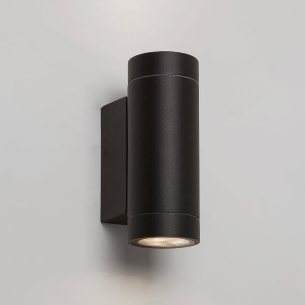 Dartmouth Twin LED IP54 Exterior Wall Light in Black
