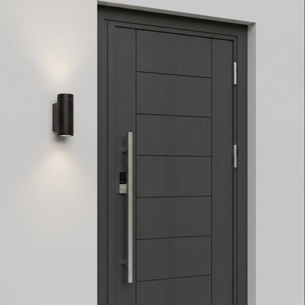 Dartmouth Twin LED IP54 Exterior Wall Light in Black