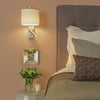 Ravello LED Reader Dual Wall Light in Matt Nickel