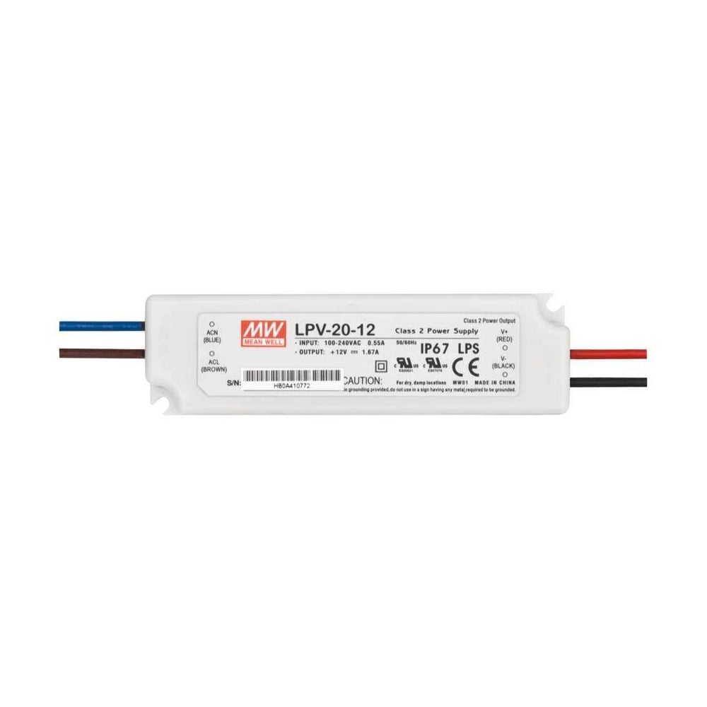 12 Volt LED Driver 20W