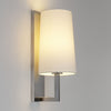 Riva 350 IP44 Wall Light in Matt Nickel