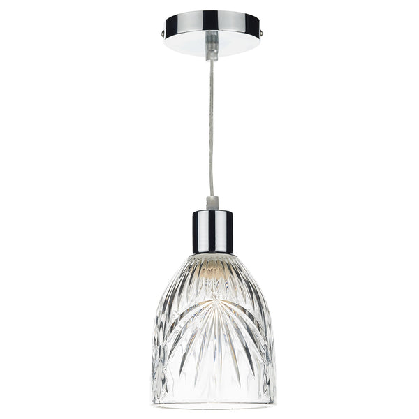 Motif Easy Fit Pendant Shade in Decorative Glass