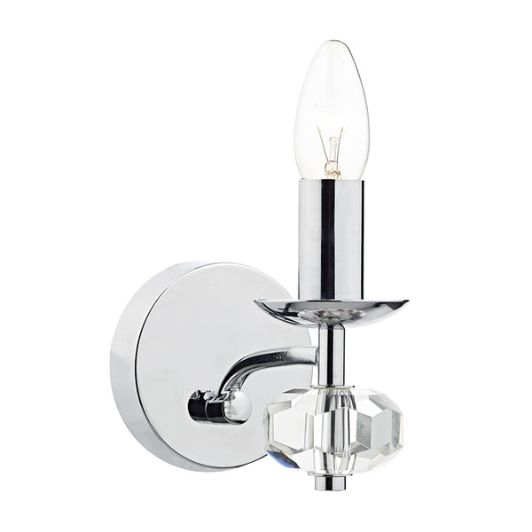 Oleana Wall Light in Polished Chrome