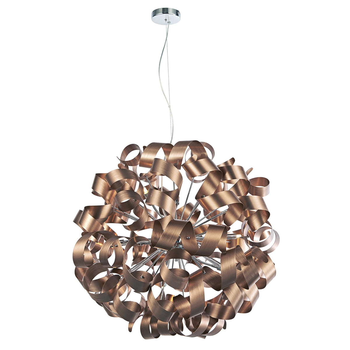 Rawley 12lt Pendant in Satin Copper