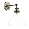 Ray Wall Light in Antique Brass
