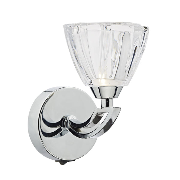 Vito Single Wall Light in Polished Chrome