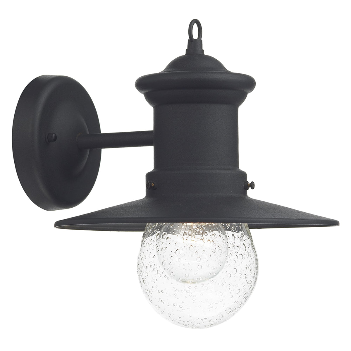 Sedgewick Exterior Wall Light in Matt Black