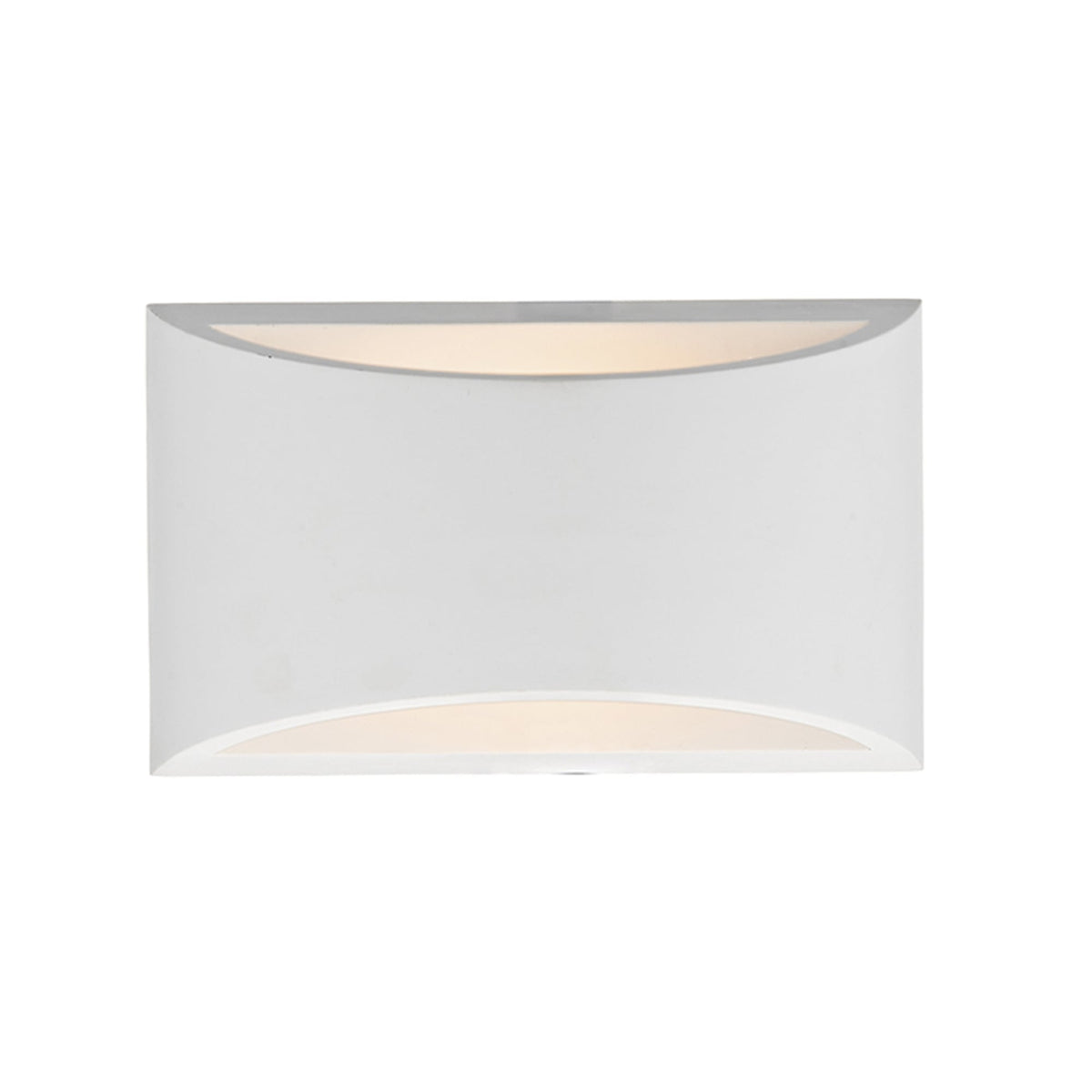 Hove Wall Light in White Plaster