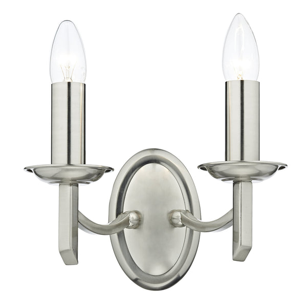 Ambassador Wall Light in Satin Chrome