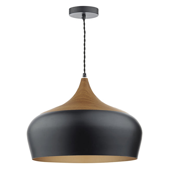 Gaucho Large Pendant in Matte Black