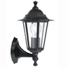 Laterna 4 Black IP44 Exterior Cast Aluminium Up Wall Light